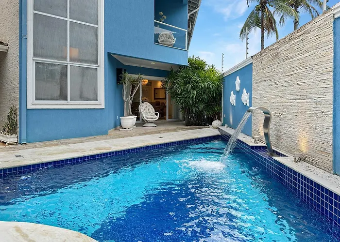 Pousada Maraka Suite A 50M Da Praia Com Ar Condicionado E Piscina Guarujá